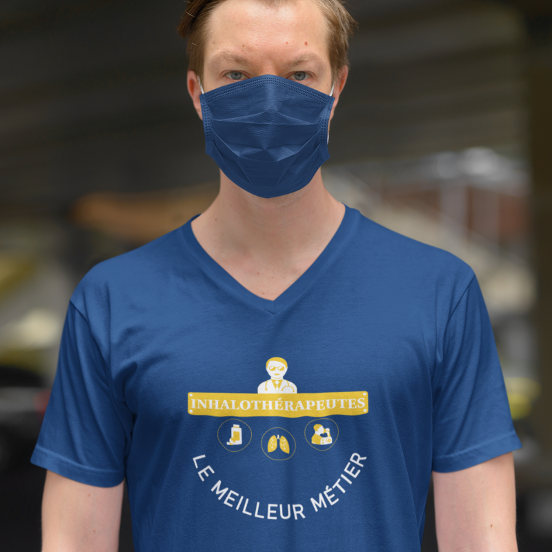 T-SHIRT INHALOTHÉRAPEUTES LE MEILLEUR MÉTIER POUR HOMME