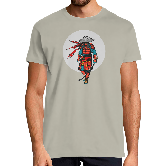 T-SHIRT SAMOURAI FORCE ROUGE 