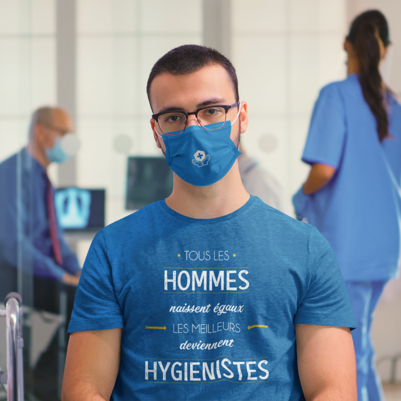 T-SHIRT MÉTIER LES MEILLEURS DEVIENNENT HYGIÉNISTES