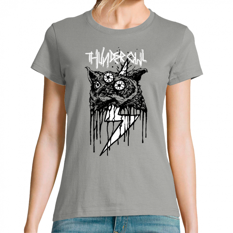 Face T-SHIRT FEMME - THUNDER OWL