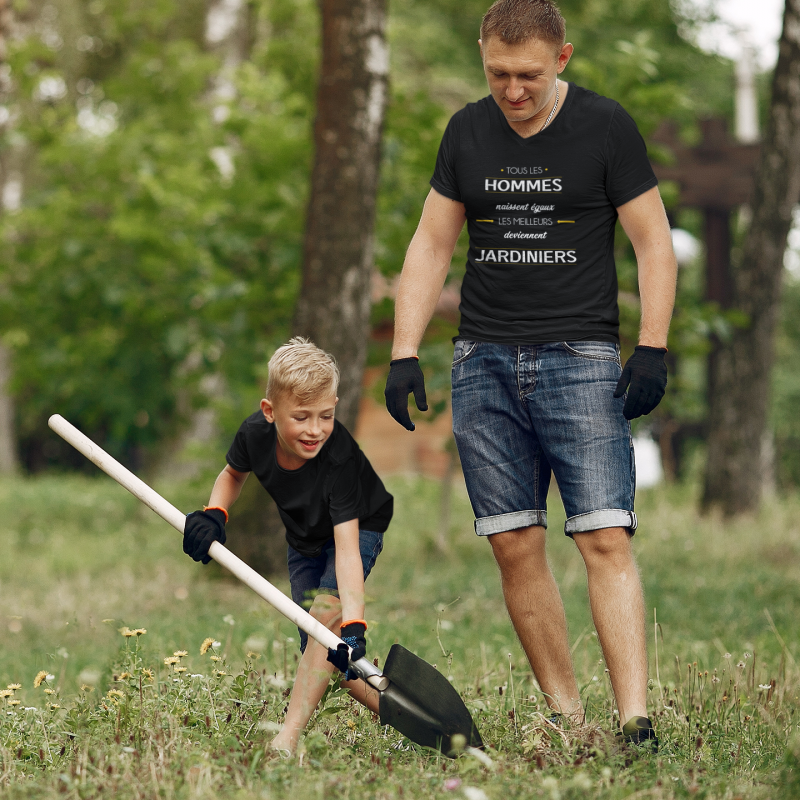 T-SHIRT MÉTIER LES MEILLEURS DEVIENNENT JARDINIERS