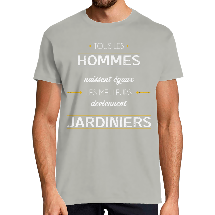 T-SHIRT MÉTIER LES MEILLEURS DEVIENNENT JARDINIERS