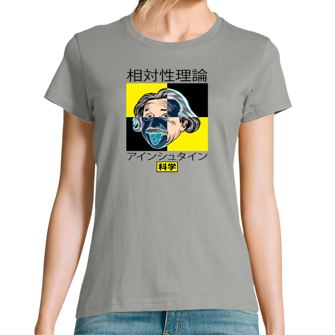 Face T-SHIRT EINSTEIN RADIOACTIF FEMME