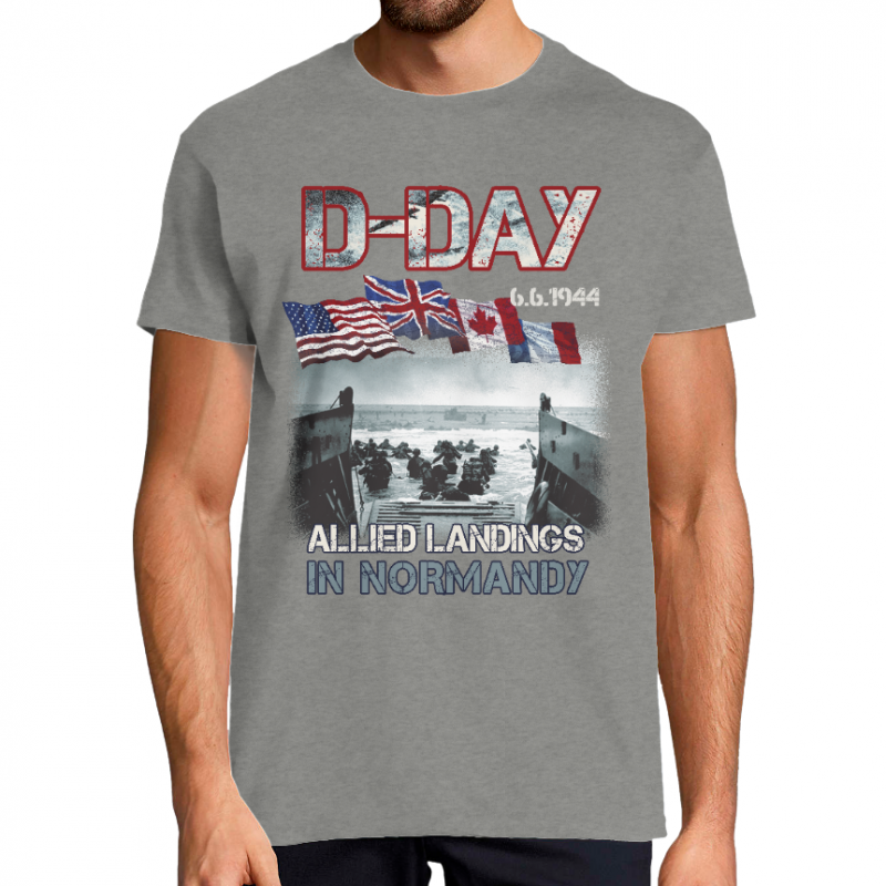 T-SHIRT DDAY ALLIED LANDING IN NORMANDY