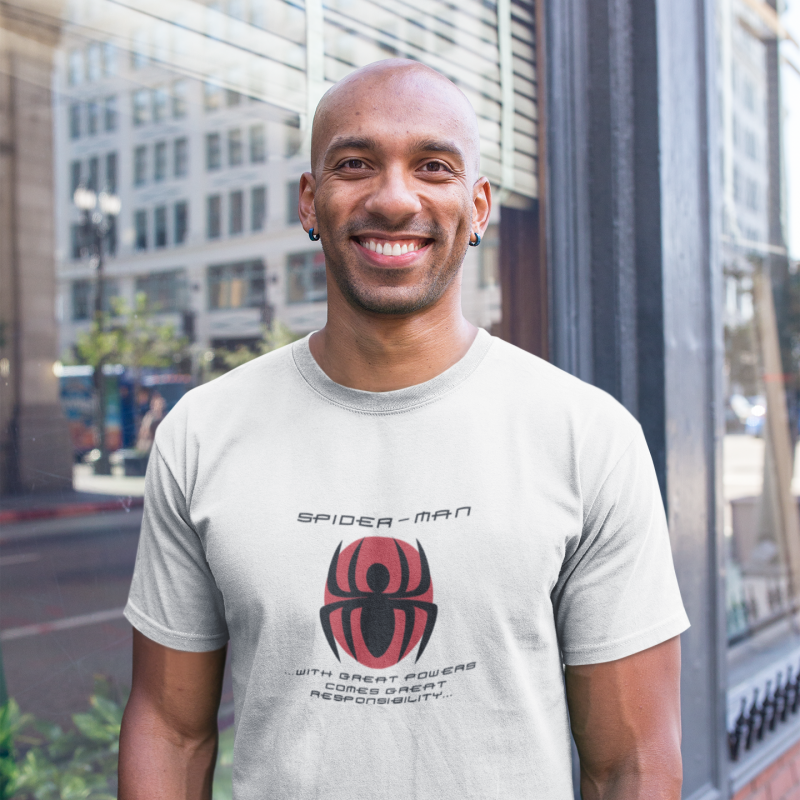 T-SHIRT LES RESPONSABILITÉS DE SPIDER-MAN HOMME