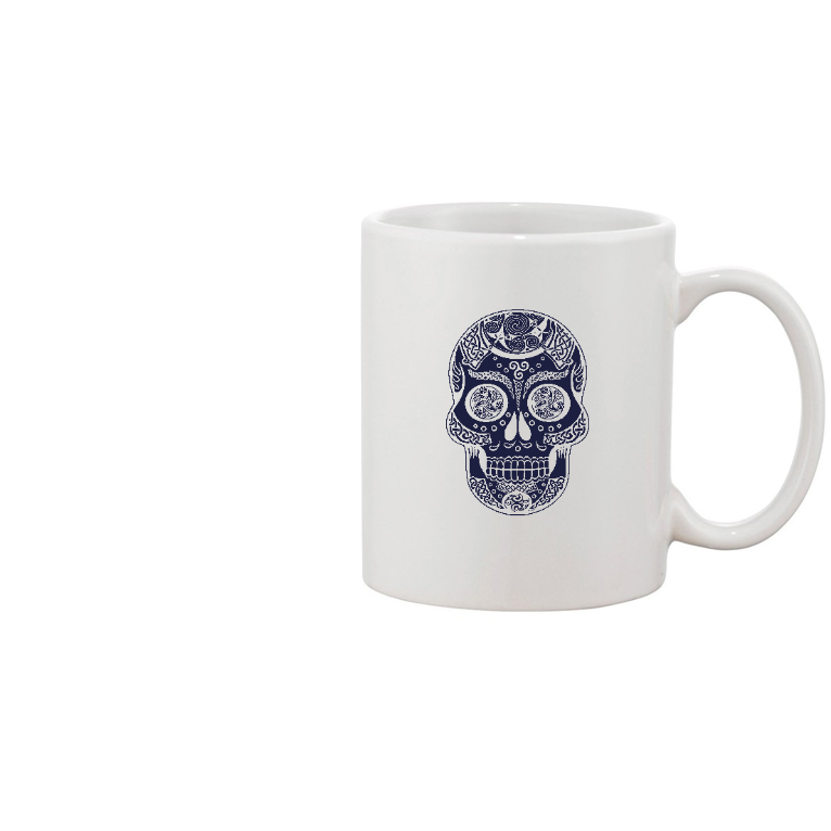 Face MUG BLUE SKULL TRISKEL