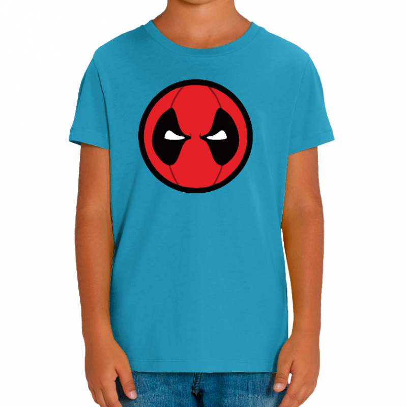 T-SHIRT DEADPOOL CIRCLE ENFANT