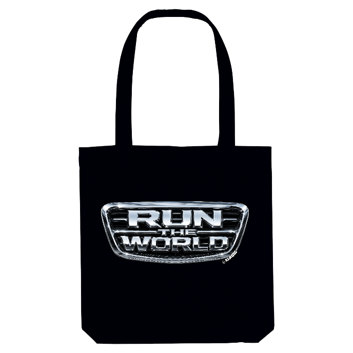 TOTE BAG KLASSS "RUN THE WORLD"  style unique Calandre