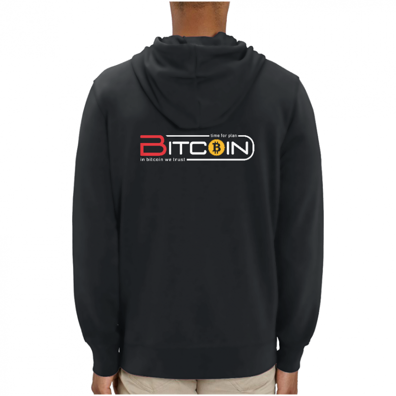 SWEATSHIRT BITCOIN TIME FOR PLAN UNISEXE