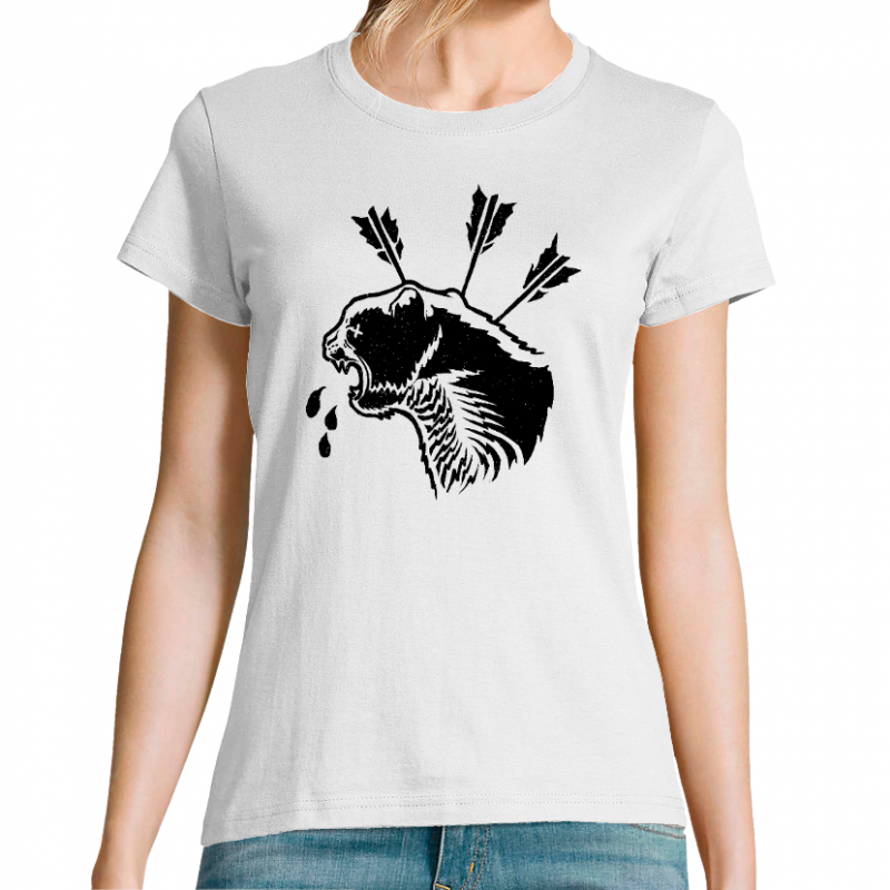 T-SHIRT FEMME - CAT DEAD