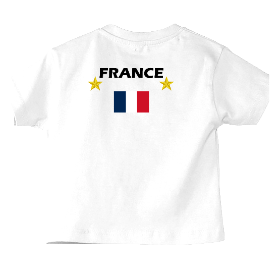 T-shirt Bébé France Foot - Drapeau Tricolore