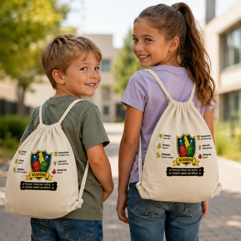 Sac à dos rentrée – Académie, chaque jour une quête