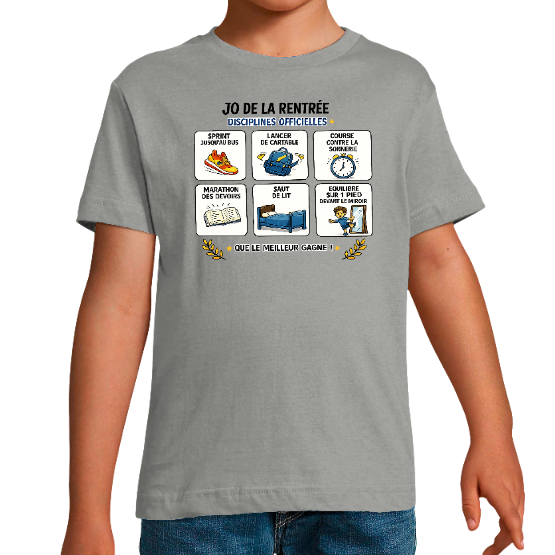 T-shirt rentrée – Jeux de la rentrée, que le meilleur gagne !