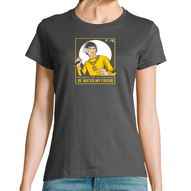 T-SHIRT BRUCE LEE FEMME– Tee-shirt arts martiaux streetwear