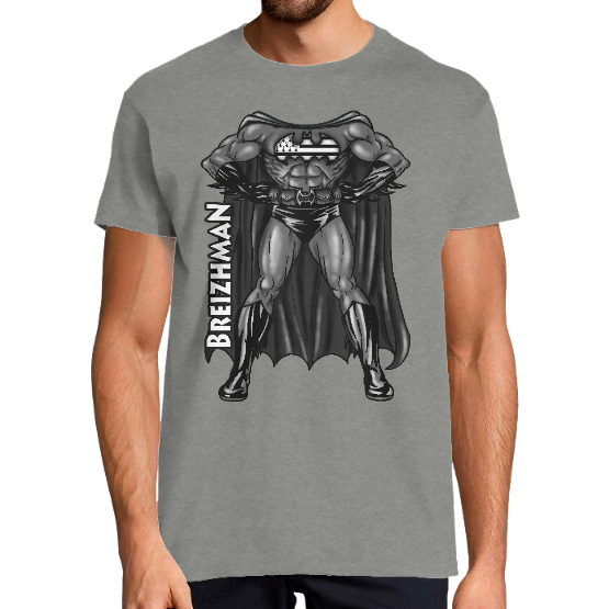 T-SHIRT BREIZHMAN qui aime la bretagne et les bretons