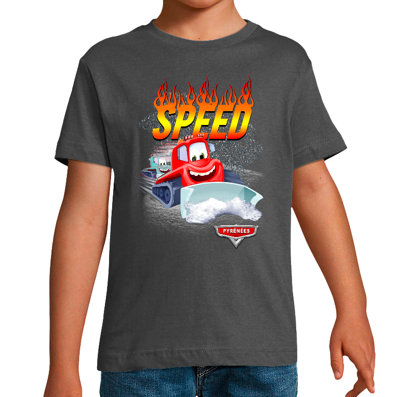 Face SPEED PYRENEES - T-SHIRT ENFANT