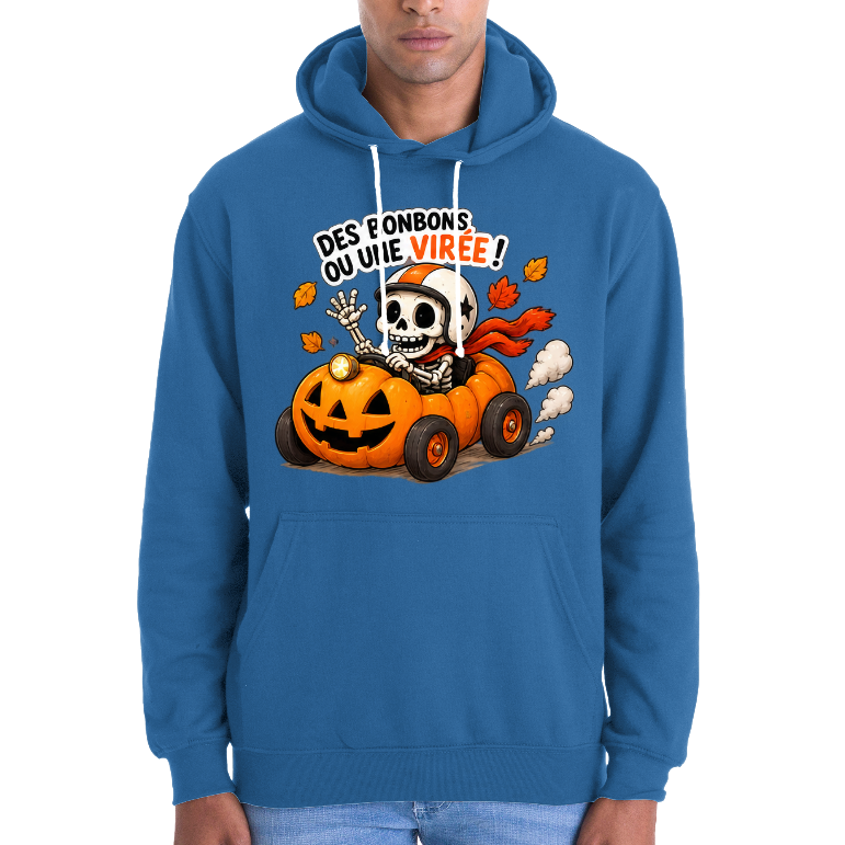  Sweat Halloween ado adulte Des bonbons ou une virée
