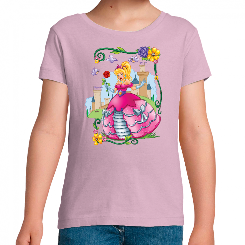 T-SHIRT LA PRINCESSE DU CHÂTEAU