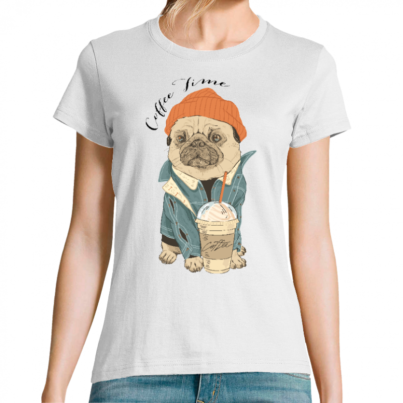 COFFEE TIME - T-SHIRT FEMME