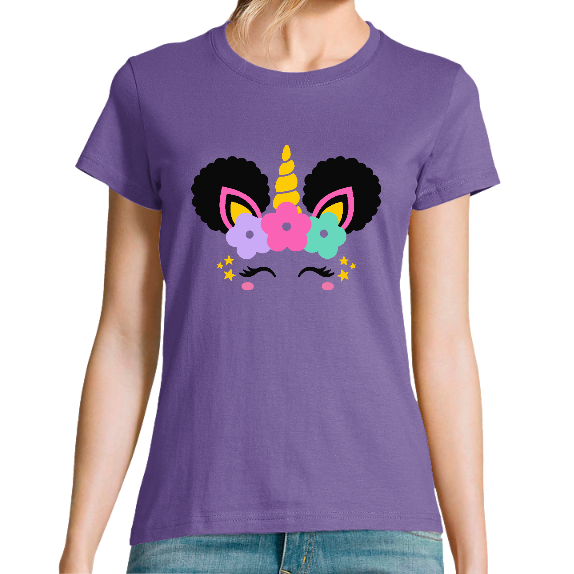 T-SHIRT LICORNE RIGOLOTE FEMME