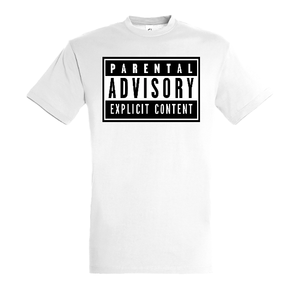 T-shirt GEEK Parental Advisory Explicit Content