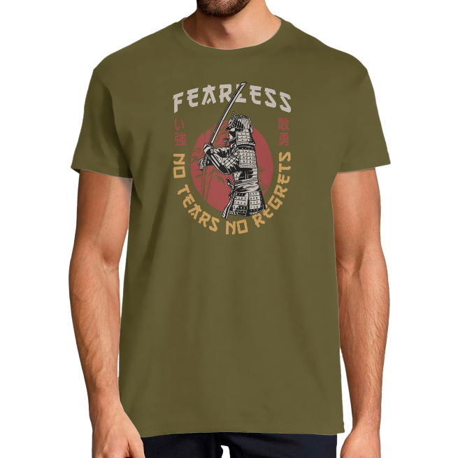 Face T-SHIRT FEARLESS HOMME