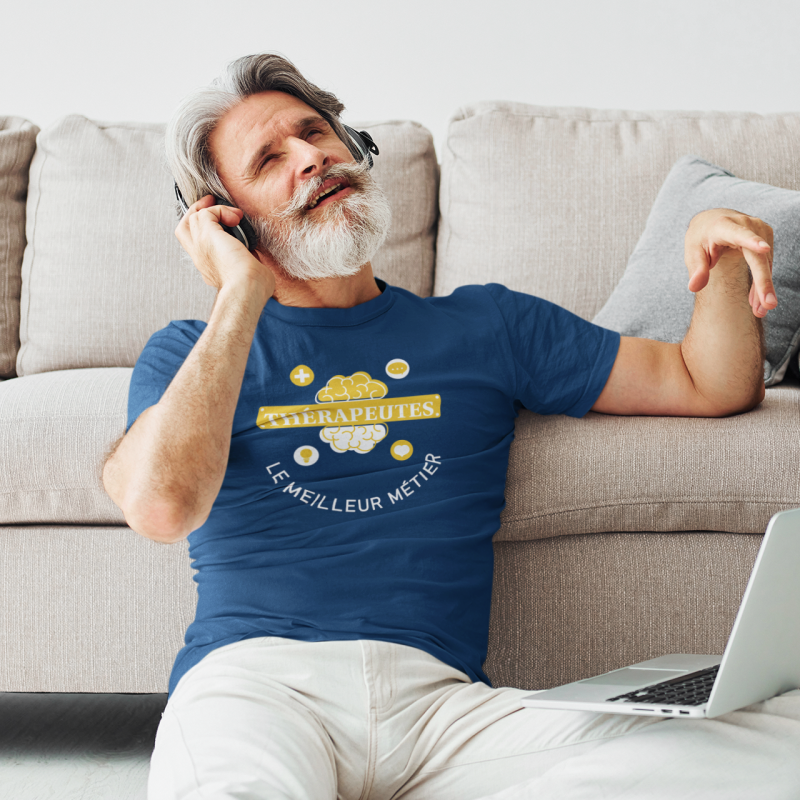 T-SHIRT THÉRAPEUTES LE MEILLEUR MÉTIER POUR HOMME