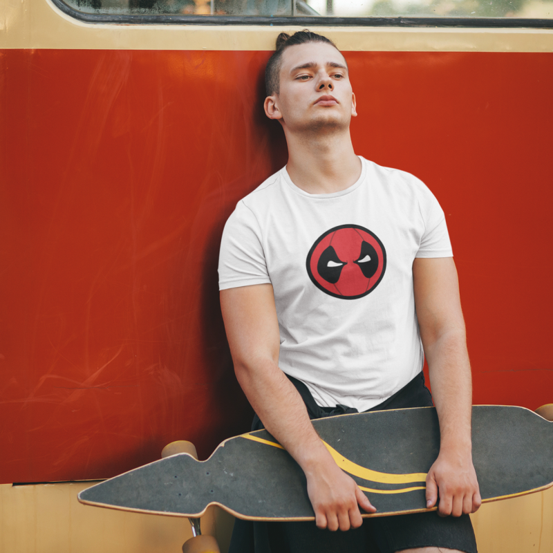 T-SHIRT DEADPOOL CIRCLE HOMME