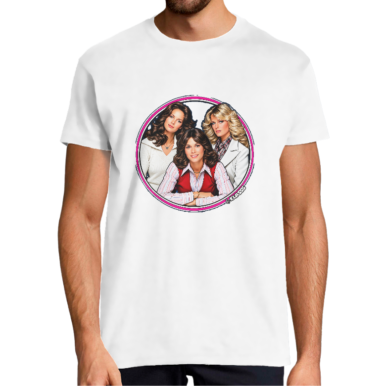 T-SHIRT HOMME KLASSS SERIE TV "ICONIQUE DROLE DE DAMES", col rond 150 gr