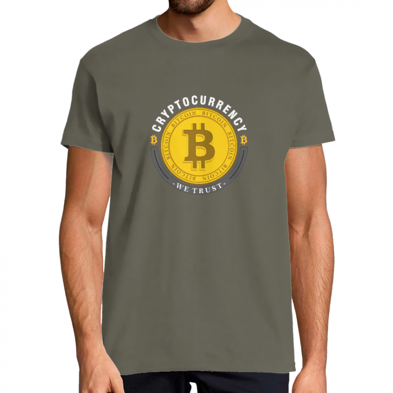 T-SHIRT BITCOIN WE TRUST HOMME