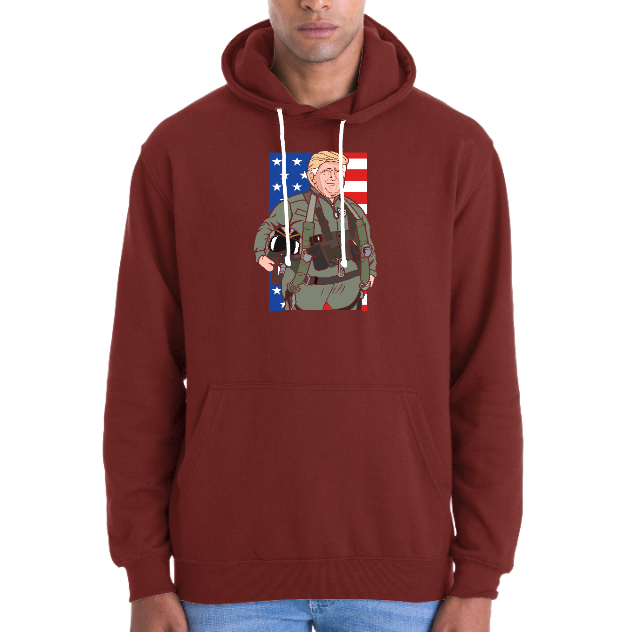 SWEATSHIRT TRUMP PILOTE UNISEXE Sweat à Capuche Imprimé
