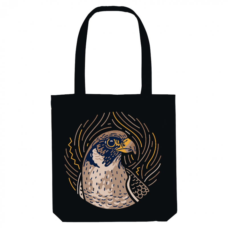 Face TOTE-BAG - AMERICAN NATIVE FALCON