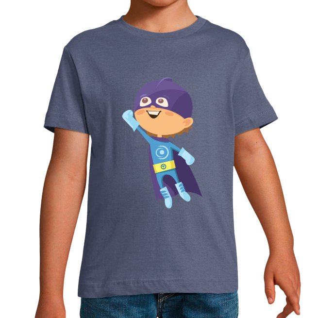 T-SHIRT SUPER-HÉROS TOURBILLON GARÇON