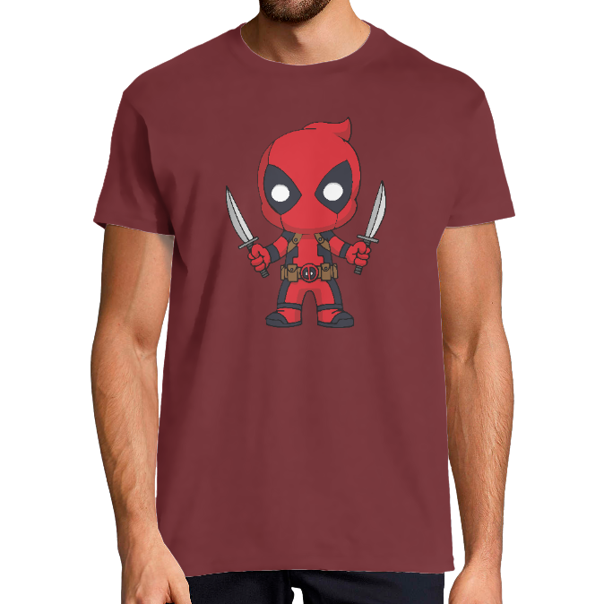 T-SHIRT LIL DEADPOOL STORMS HOMME