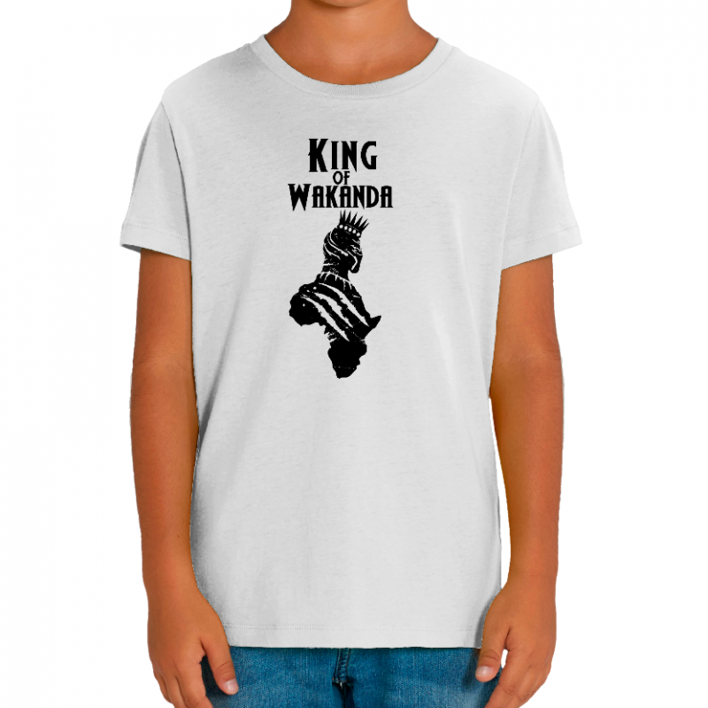 T-SHIRT KING OF WAKANDA ENFANT