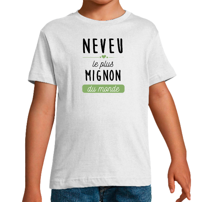 KIDS T-SHIRT NEVEU LE PLUS MIGNON
