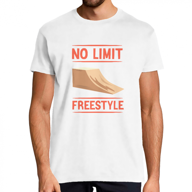 T-SHIRT NO LIMIT FREESTYLE HOMME