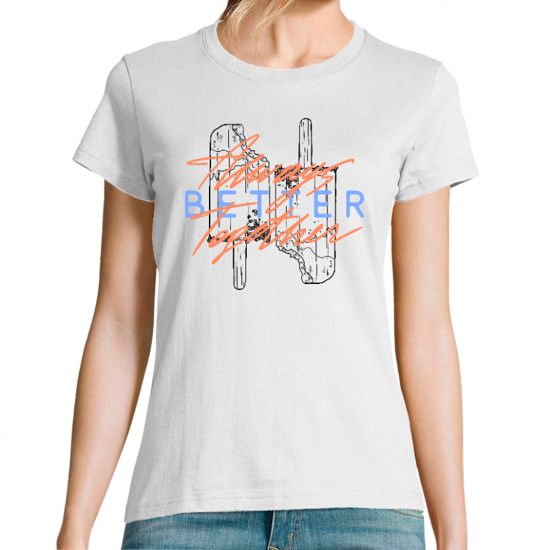 Face BETTER - T-SHIRT FEMME