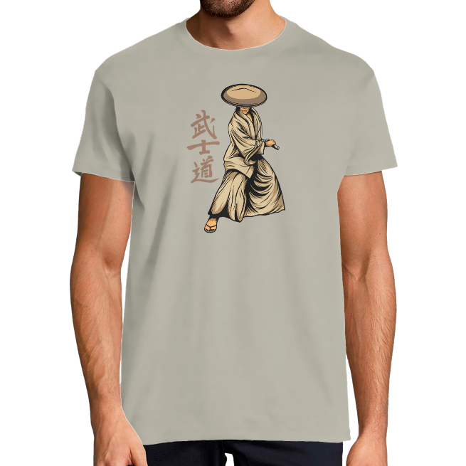 T-SHIRT SAMOURAI CHAPEAU HOMME