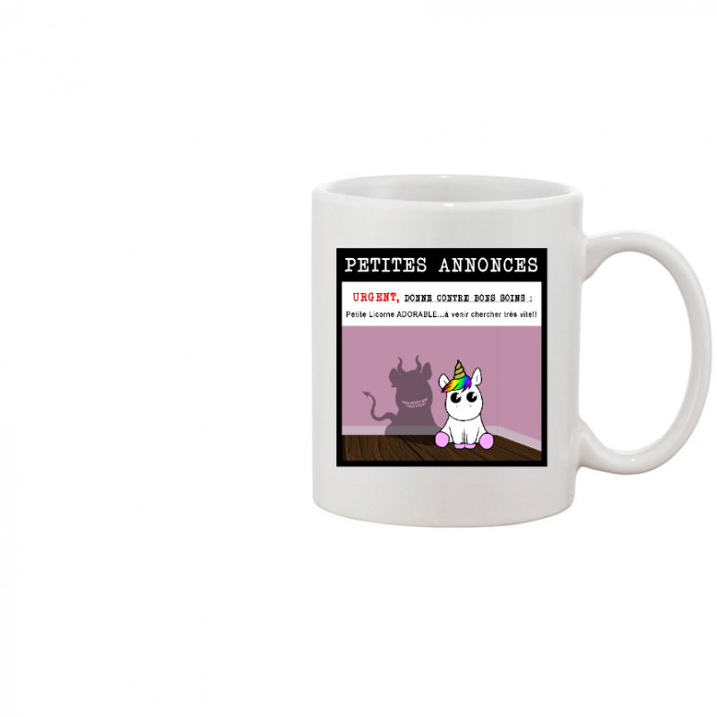 Face MUG LICORNE DANGEREUSE
