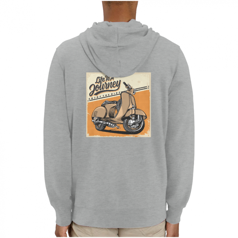 SWEATSHIRT LIFE IS A JOURNEY UNISEXE