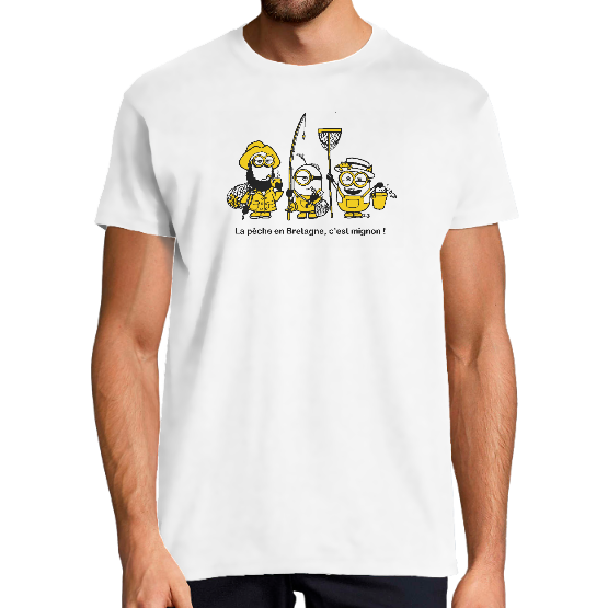 Tshirt MIGNON BRETON peche en Bretagne