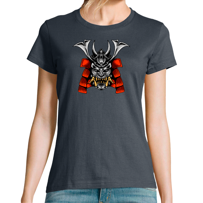 T-SHIRT SAMOURAI DEMON FEMME