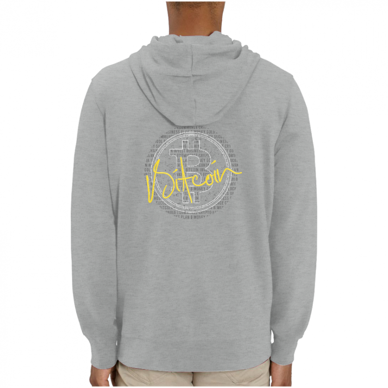 Dos SWEATSHIRT BITCOIN BTC UNISEXE