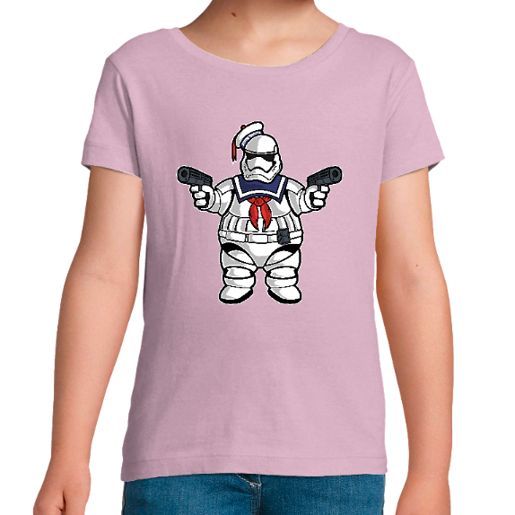 T-SHIRT MARSHMALLOW TROOPER FILLE