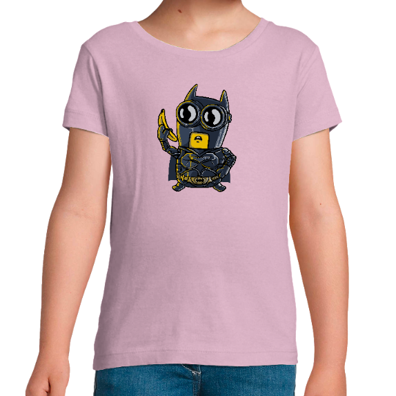 Face T-SHIRT BATMINION FILLE