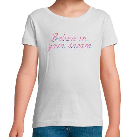 Face TSHIRT ENFANT BELIEVE