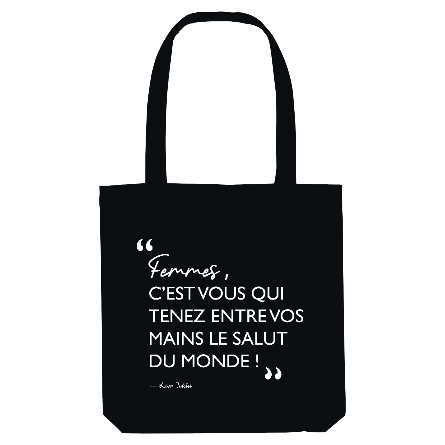Face TOTE BAG - LE SALUT DU MONDE