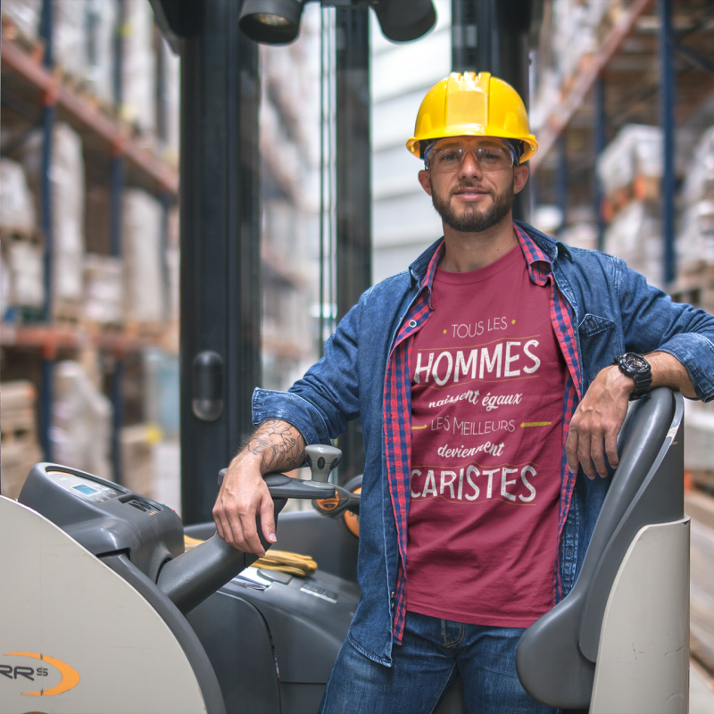 T-SHIRT MÉTIER LES MEILLEURS DEVIENNENT CARISTES