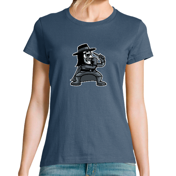 T-SHIRT ZORRO VENDETTA FEMME
